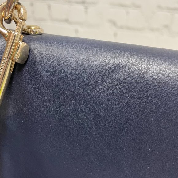 Theory Beekman Bag in Leather - Navy Blue - Picture 5 of 15